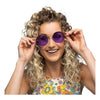Occhiali da festa Boland hippie xl viola