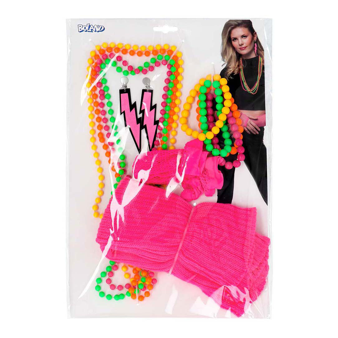 Boland Set Neon Neon atuendo de los 80