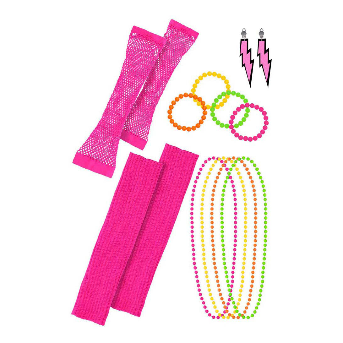 Boland Set Neon Neon atuendo de los 80