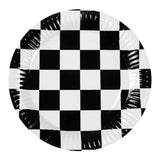 Boland papieren borden race 23cm, 10st. - afbeelding 1