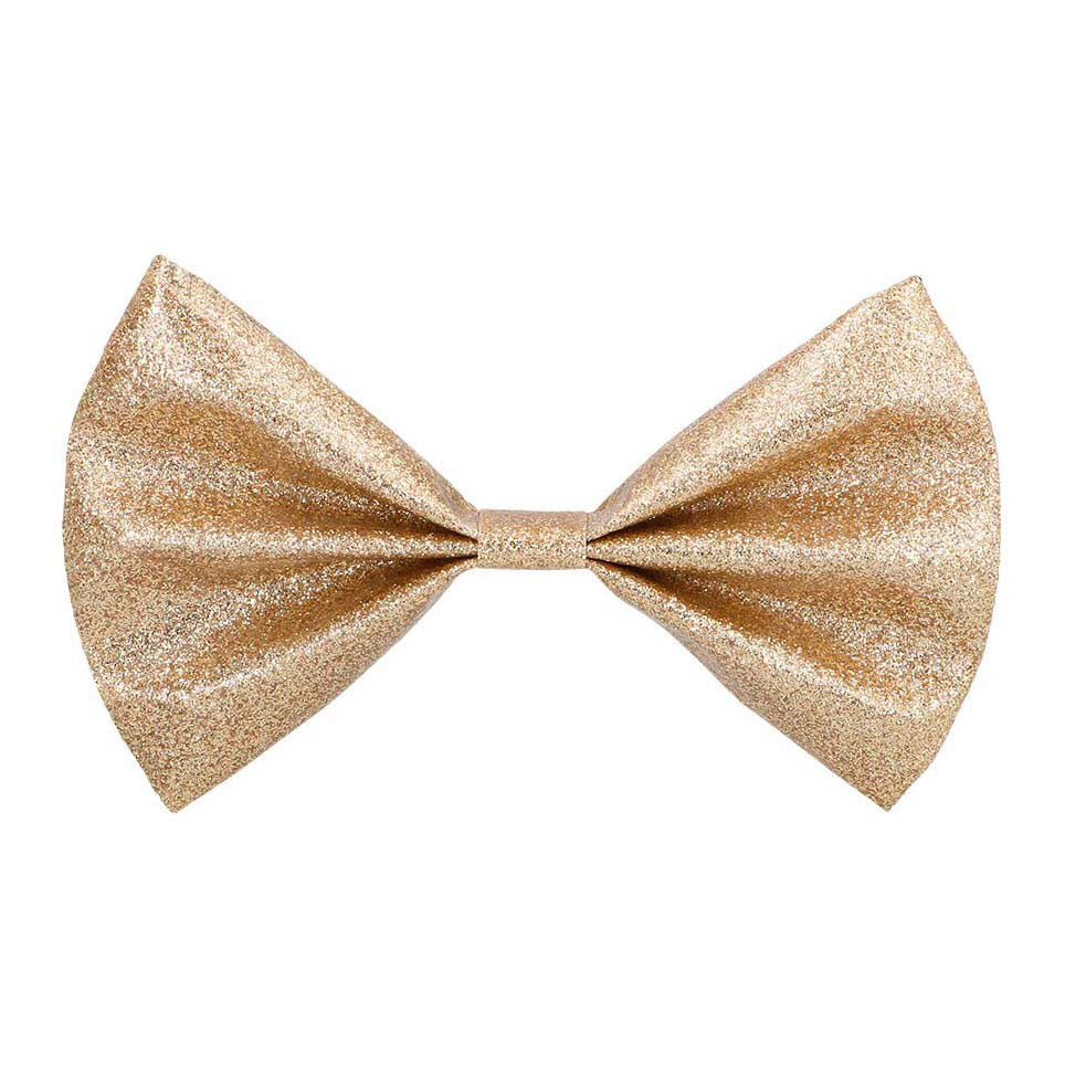 Boland Vlinderstrik Gold glitter