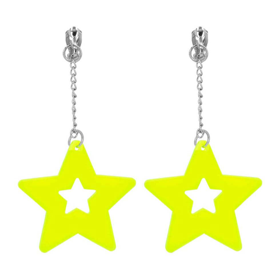 Orecchini Boland Neon Giallo