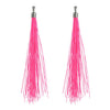 Festival de aretes de Boland Neon Pink, 20 cm
