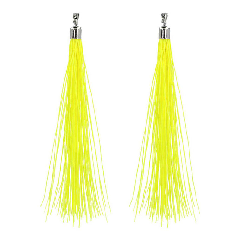Festival de aretes de Boland Neon Geel, 20 cm