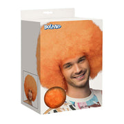Boland pruik sugar neon oranje - afbeelding 1