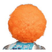 Boland pruik sugar neon oranje - afbeelding 5
