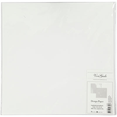 Carta disegno Vivi gade, foglio 30,5x30,5 cm, 120+128 gr, bianco, 2 fogli 1 scatola