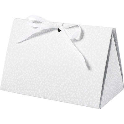 Caja de regalo Vivi Gade, lunares, medidas 15x7x8 cm, 250 gr, gris, 3 piezas 1 caja