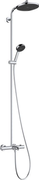 Hansgrohe activatera s - showerpipe - ecosmart water saving - termostato ecostat - dimensione 240mm - funzione 1 getto - cromo