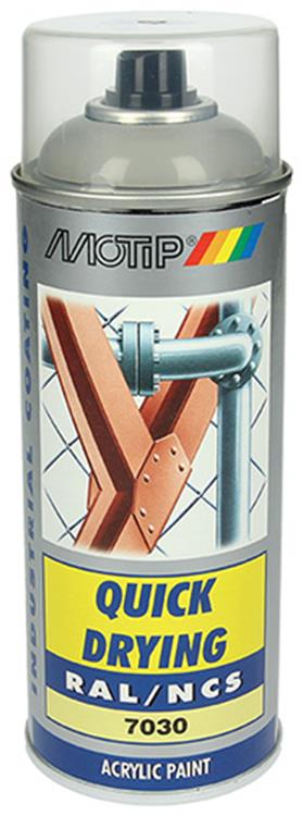 Motip 1051634 - ind. bomboletta spray grigio-blu ral 7030 da 400 ml | 1 pz