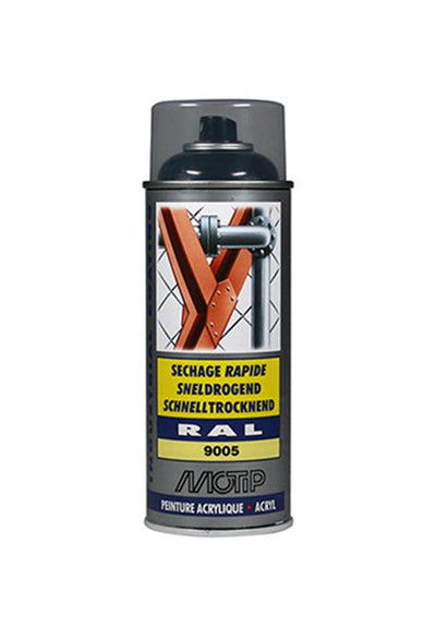 Motip 1051747 - ind. bomboletta spray ral 9005 nero intenso hg 400 ml | 1 pz