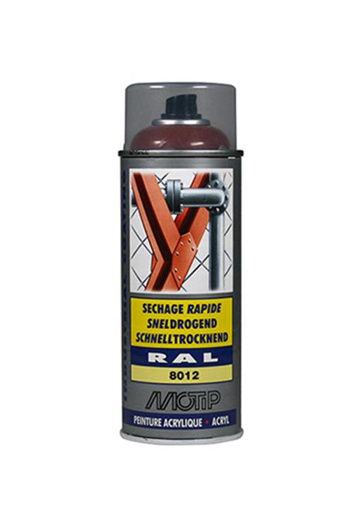 Motip 1051635 - ind. ral 8012 roodbruin spuitbus 400 ml | 1 stuks