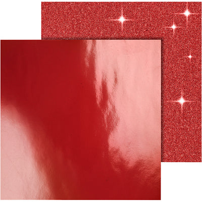 Carta disegno Vivi gade, foglio 30,5x30,5 cm, 120+128 gr, rosso, 2 fogli 1 scatola