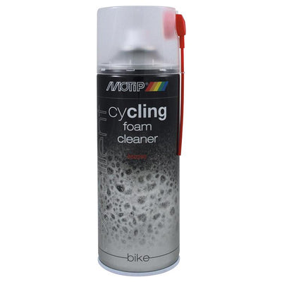 Spray per ciclismo motip detergente in schiuma