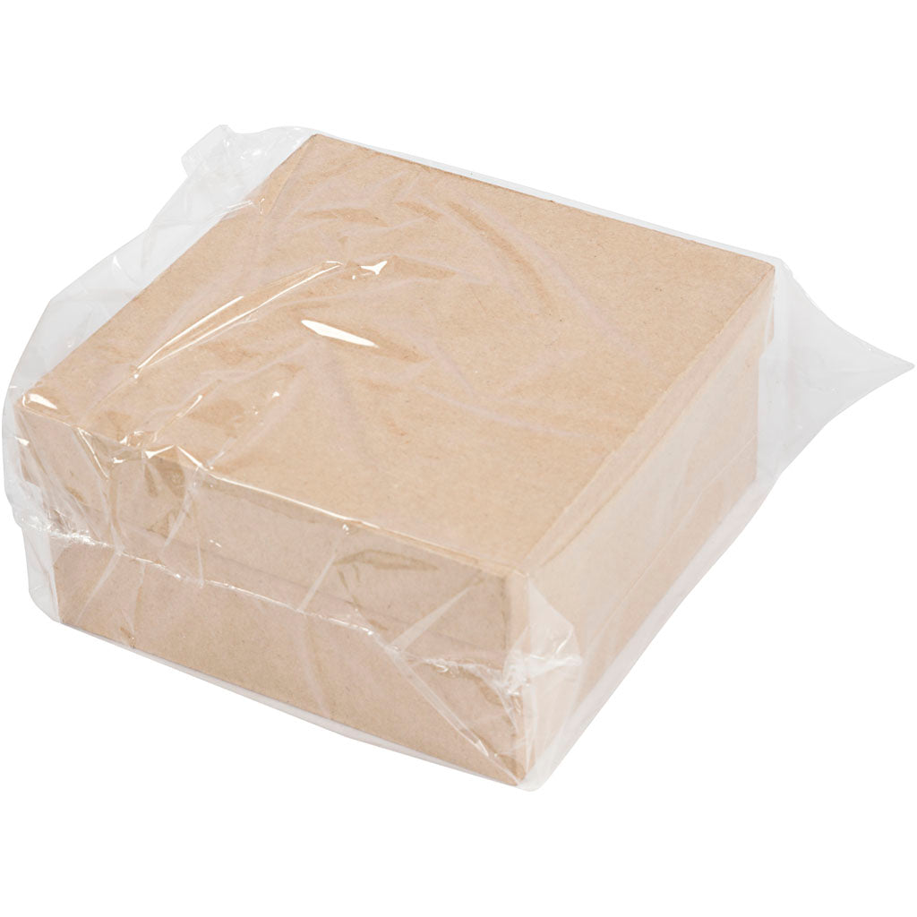 Cajas cuadradas de Papier-Mâché, 3er.