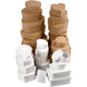 Creativ Company cajas marrones y blancos 6.5-18 cm, 30.