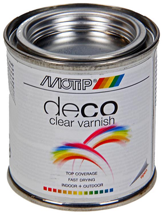 Motip 1051861 - bl. clear varnish alkyd hg kwastblik 100 cc | 1 stuks