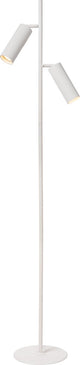Lucide club - lampada da terra - 2xgu10 - bianco