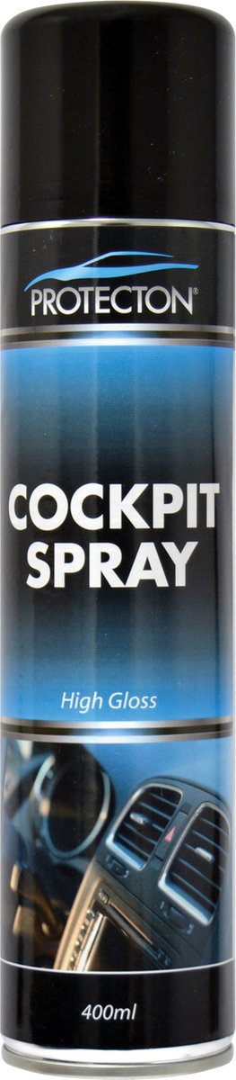 Spray protettivo per abitacolo altamente lucido - pulisce e cura le parti in plastica - per plastica e pelle - ripristina il colore - risultato estremamente lucido - 400 ml