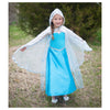 Mantello da principessa per grandi pretendenti azzurro, 3-4 anni