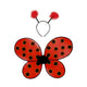 Set costume da coccinella Great Pretenders, 3-4 anni