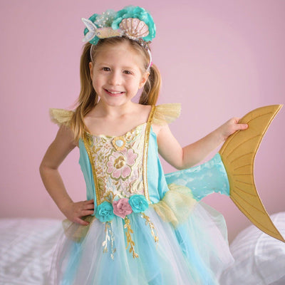 Costume da sirena per grandi pretendenti con coda, 5-6 anni