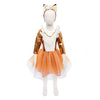 Fantastico costume da pretendente e parrucchino in volpe, 3-4 anni