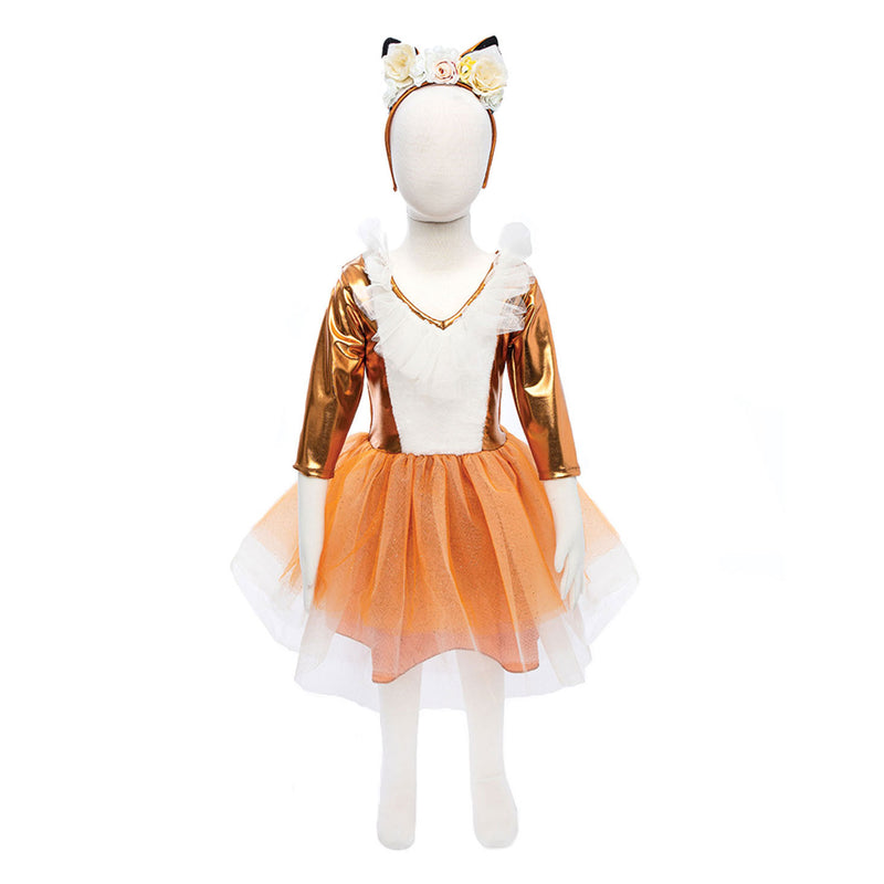 Fantastico costume da pretendente e parrucchino in volpe, 3-4 anni