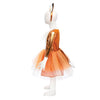 Fantastico costume da pretendente e parrucchino in volpe, 3-4 anni