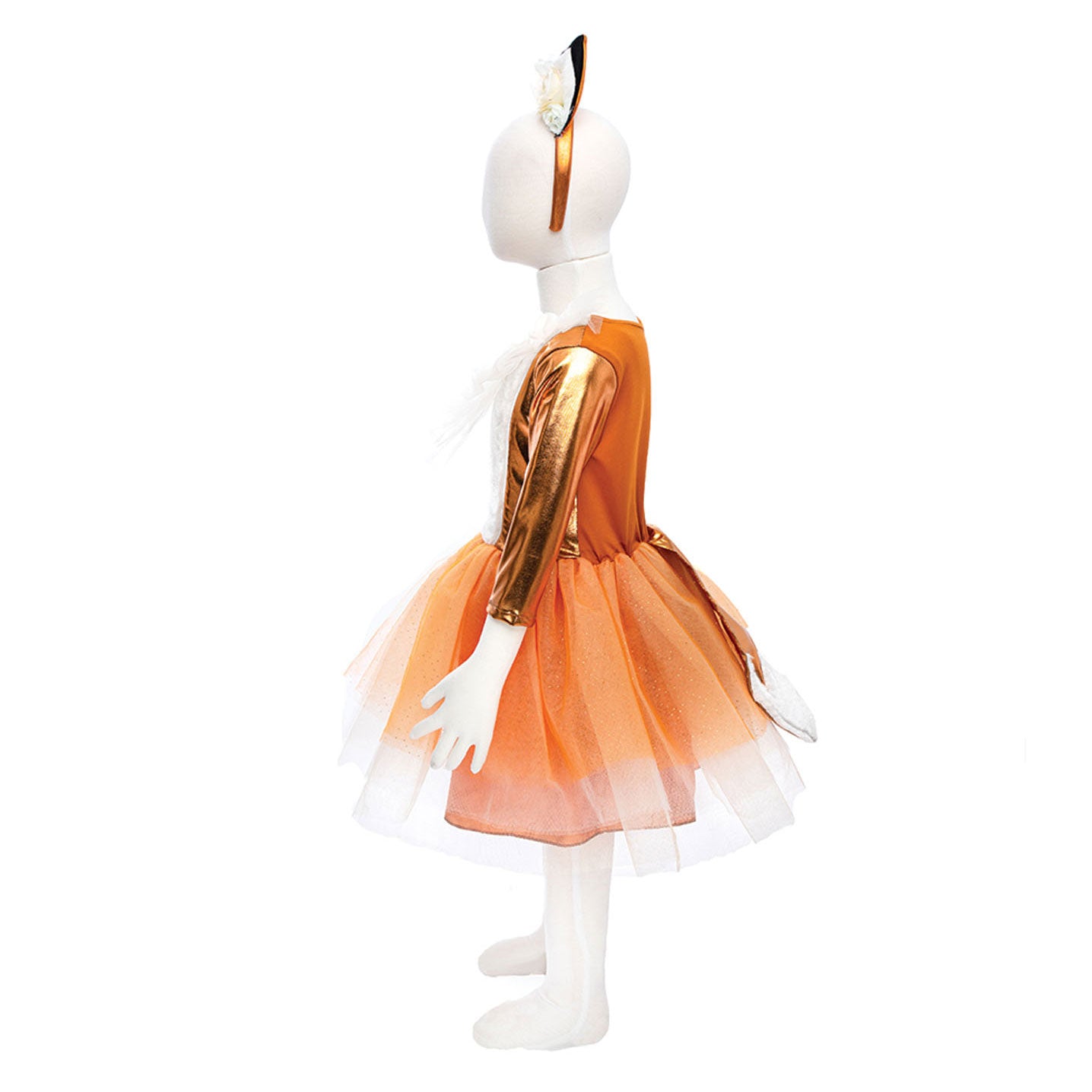 Fantastico costume da pretendente e parrucchino in volpe, 3-4 anni