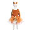 Fantastico costume da pretendente e parrucchino in volpe, 3-4 anni