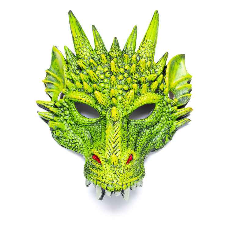 Maschera di drago verde dei grandi pretendenti