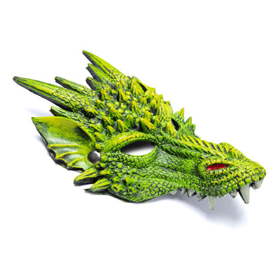 Maschera di drago verde dei grandi pretendenti