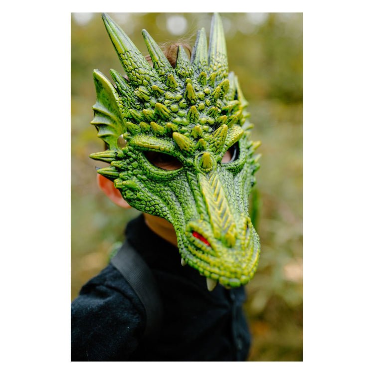 Maschera di drago verde dei grandi pretendenti