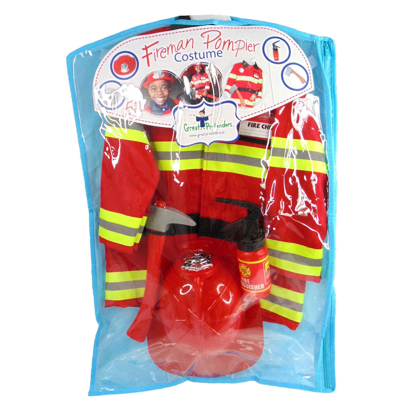 Great pretenders verkleedset brandweer, 3-4 jaar