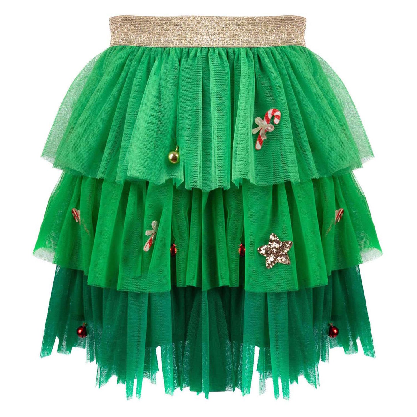 Tutú de grandes pretendientes rockeando alrededor del árbol de Navidad - 4-6 años