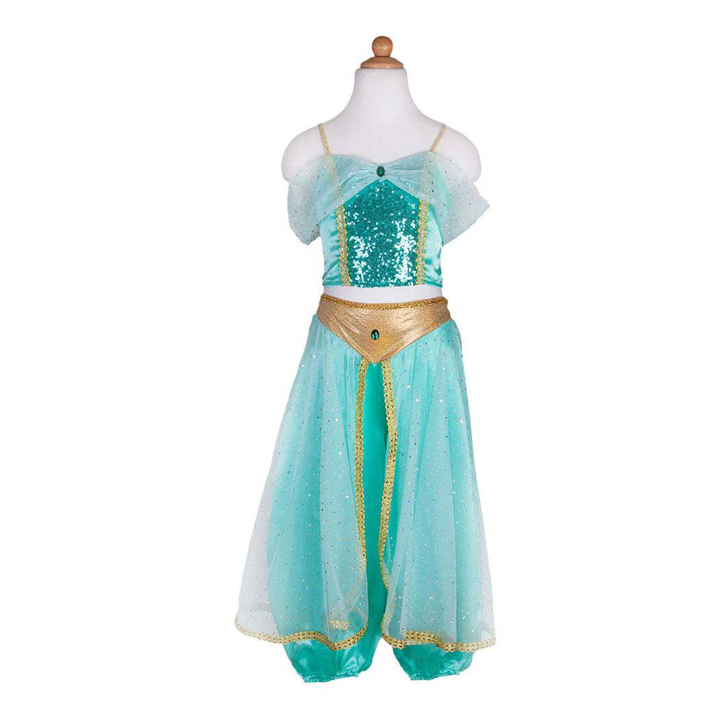 Abito da principessa per grandi pretendenti Jasmine - 3-4 anni
