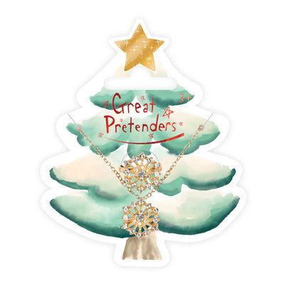 Set di anelli e collane con fiocchi di neve Great pretenders - 2 pezzi.