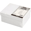 Creativ Company Rectangular Boxes White With Lid, 4st.