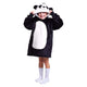 Noxxiez sudadera con capucha de peluche pequeño panda, 3-6 años