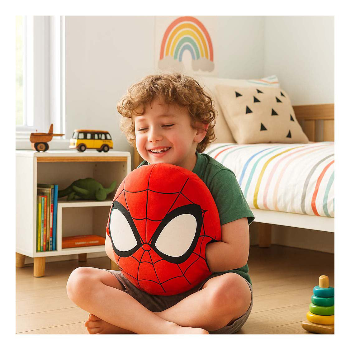Noxxiez calentador de manos almohada de peluche spiderman