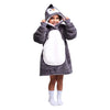 Noxxiez coccolosa felpa con cappuccio piccolo maglione pinguino, 3-6 anni