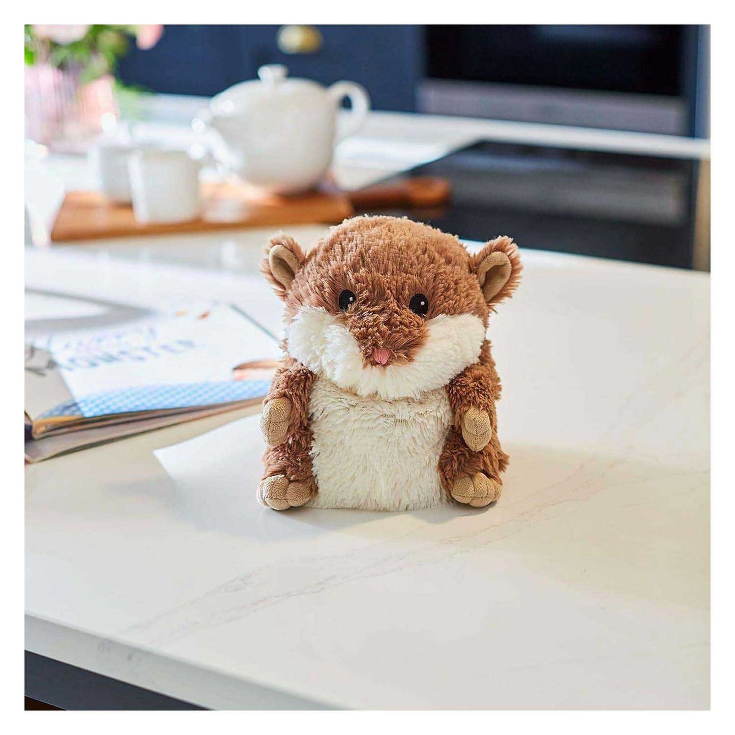 Warmies magnetronknuffel hamster
