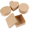 Creativ company cajas medianas, h: 5 cm, p 10-12 cm, 4 piezas 1 caja