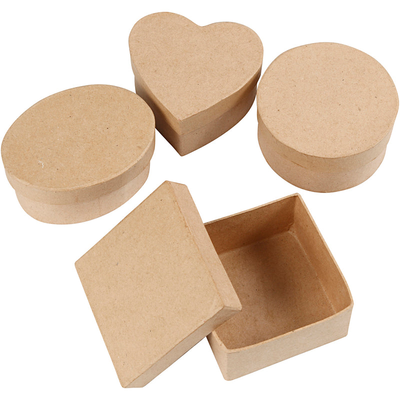 Creativ company cajas medianas, h: 5 cm, p 10-12 cm, 4 piezas 1 caja