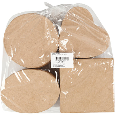 Creative Company Medium Boxes, H: 5 cm, D 10-12 cm, 4 pezzi 1 scatola