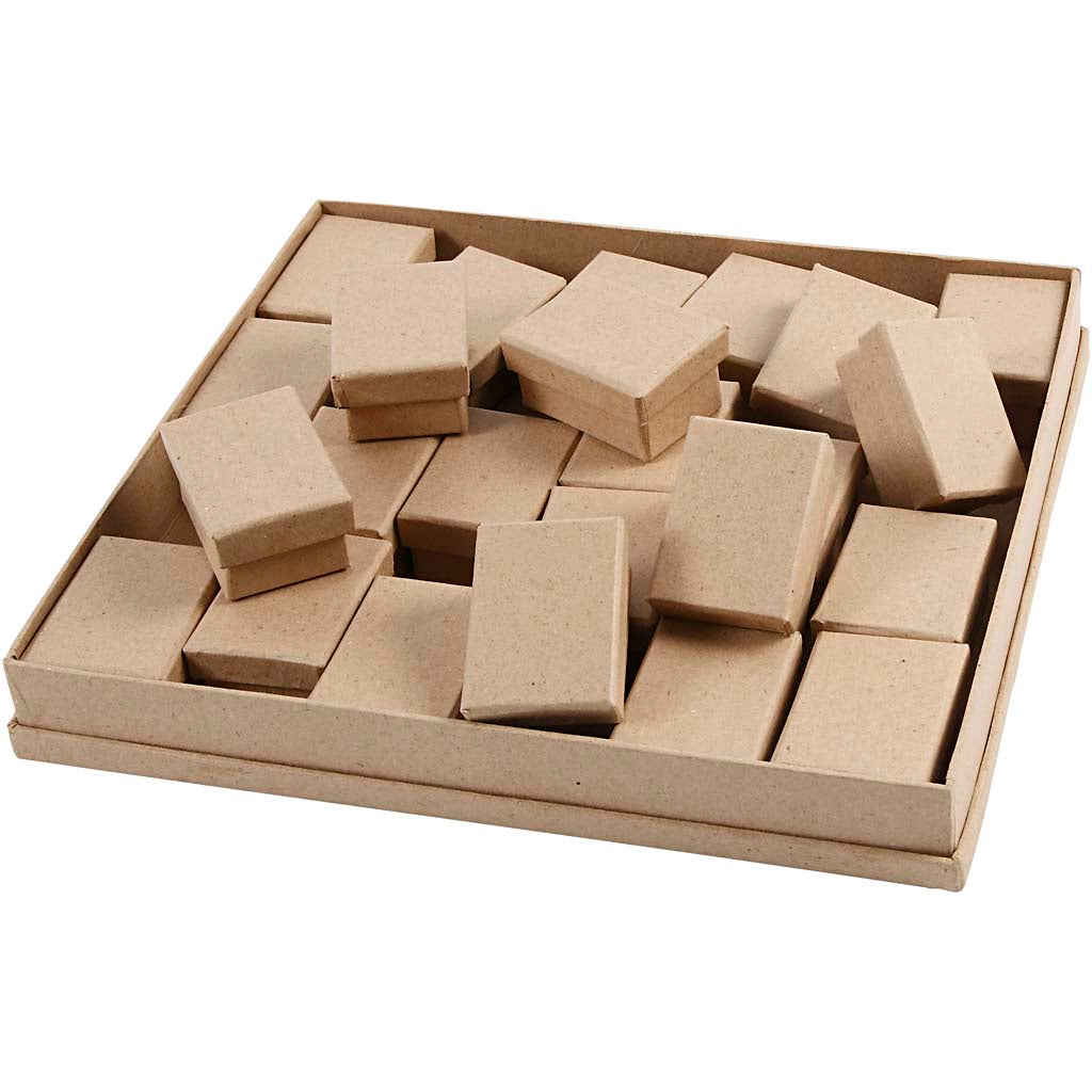 Cajas de empresa Creativ, h: 3,5 cm, dimensiones 5x7 cm, 24 piezas 1 caja