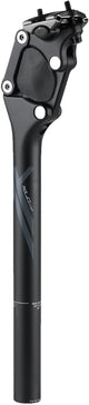 Xlc sp-s07 zadelpen - comp - verend - 27.2x350mm - aluminium - 100-120kg - zwart