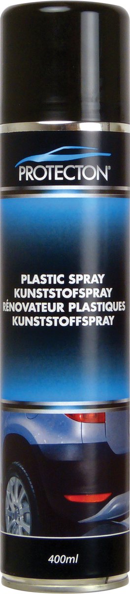 Spray para plástico Protecton - para piezas de plástico sin pintar - devuelve el brillo - intensifica el color - acondiciona piezas de goma - 400ml