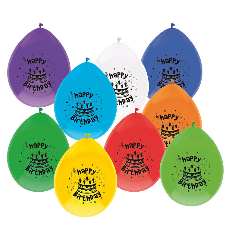 Haza Witbaard Balloons Buon compleanno, decimo.